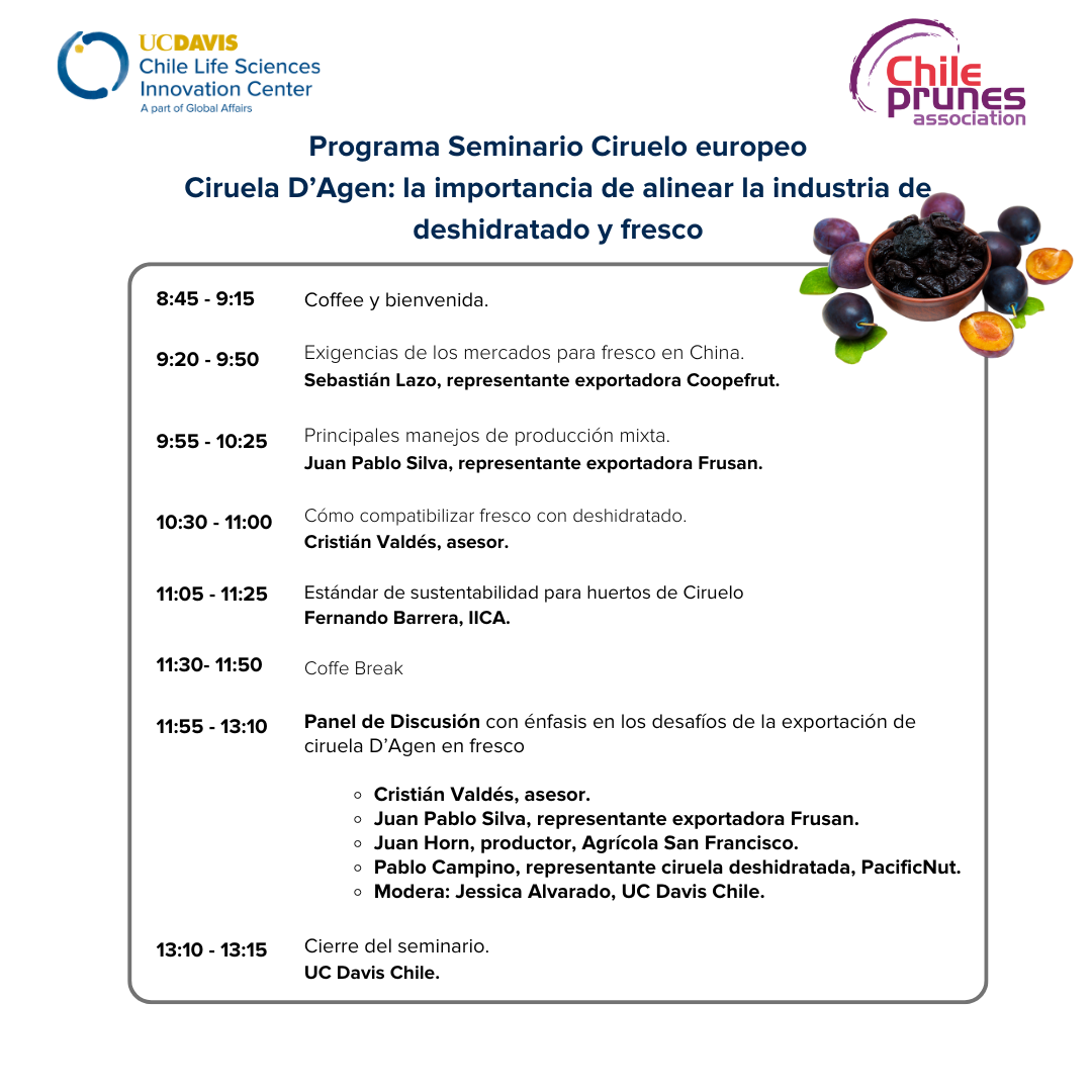 Programa seminario ciruelo europeo